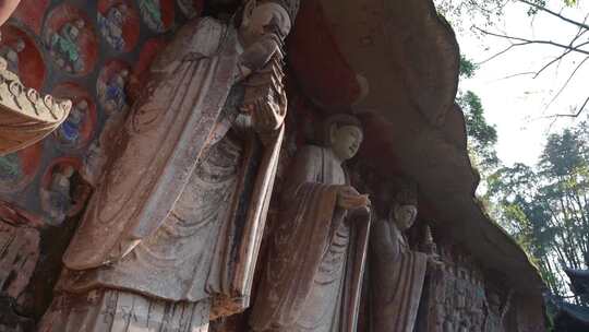 寺庙寺院祈福禅修禅意风景意境古建筑素材视频素材模板下载