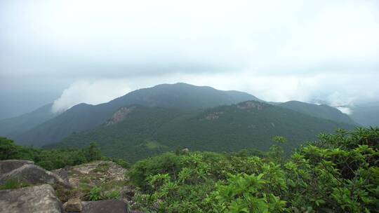 山顶风光 云海 山上云海 云 群山 悬崖