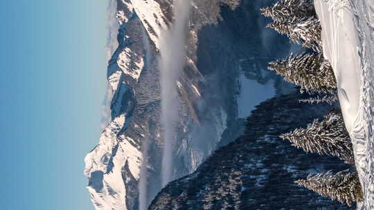 雪山延时