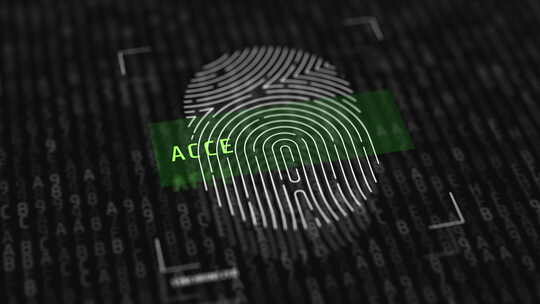 指纹识别认证通过动画