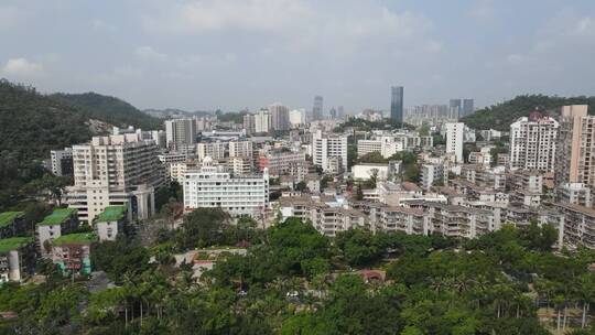 广东珠海城市风光航拍