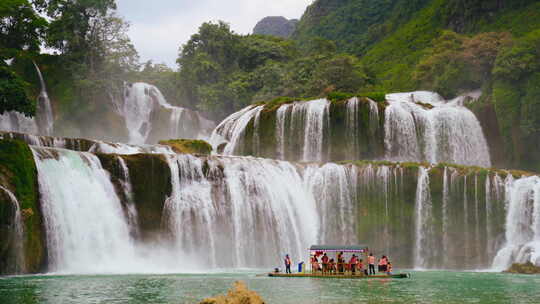 4K越南北部的班吉奥瀑布