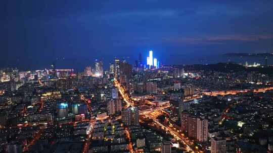 青岛城市夜景