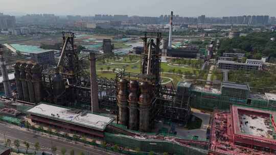 杭州钢铁厂航拍视频