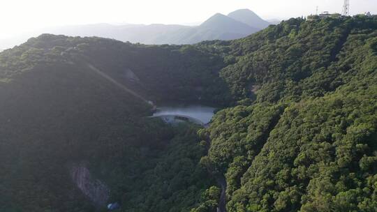 泉州清源山天湖航拍福建5a级景区旅游景点