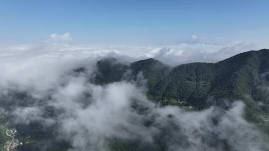 干净空镜广告唯美航拍大景城市山川