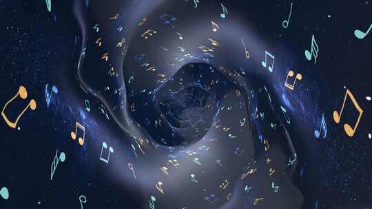 音符漩涡特效素材