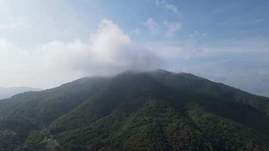 山丘俯瞰航拍运动山谷