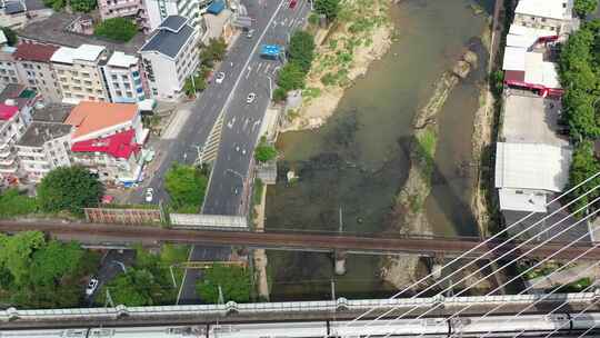 龙岩市新罗区未来城奥特莱斯湿地公园航拍