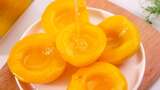 黄桃罐头 黄桃 水果黄桃罐头高清在线视频素材下载