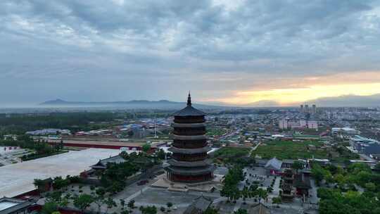 黑神话悟空山西应县木塔拍摄