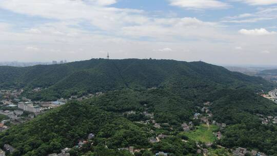 湖南 长沙 岳麓山 全景 航拍