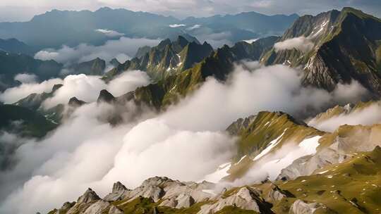 高山云海壮丽全景