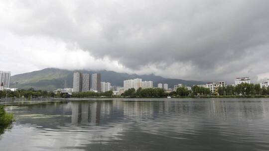 云南风景延时 大理 彩云之南 洱海 麦田视频素材模板下载