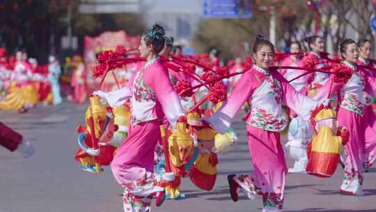 陕北秧歌  榆林  陕西  秧歌  佳县  大秧歌