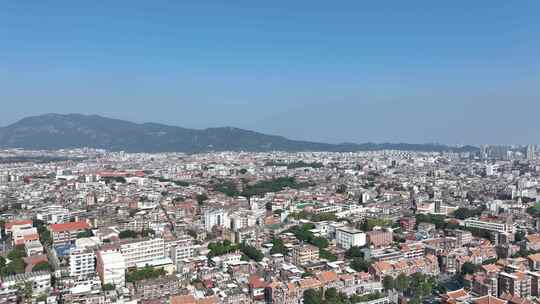 泉州开元寺航拍鲤城区大景泉州东西塔风景