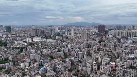 城市居民房屋建筑航拍