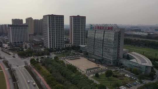 上海嘉定工业区 航拍