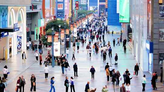 成都春熙路街景