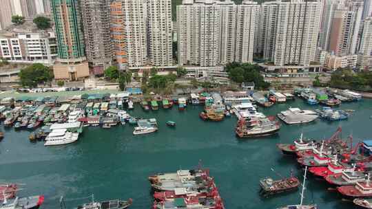 摩天大楼，海湾，海港，以上