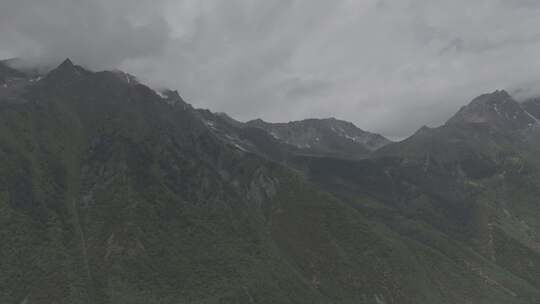 西藏察隅县大山航拍