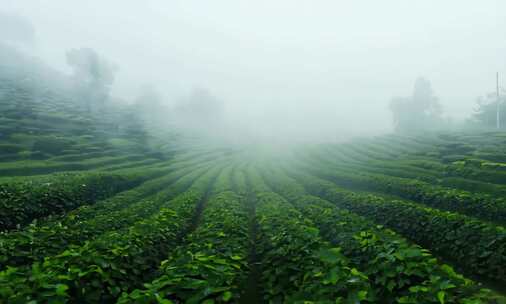 茶 绿茶 春茶 茶园下雨 生长环境 (1)