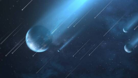星球陨石-01视频素材模板下载