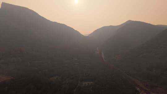 河北 石家庄 井陉县 道路 交通 秋天