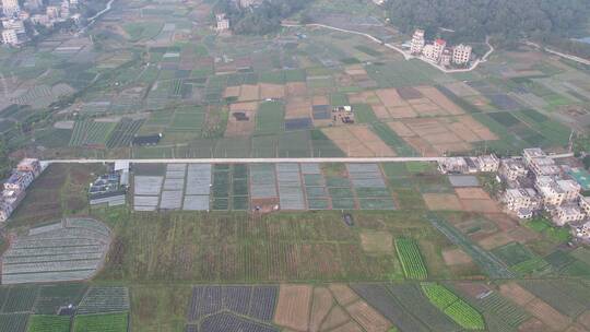 农田大远景航拍