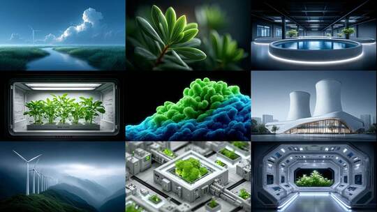绿色科技赋能未来生态文明建设高清在线视频素材下载