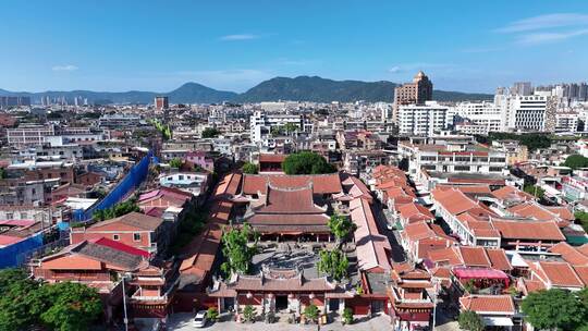 泉州天后宫航拍德济门遗址泉州寺庙古建筑