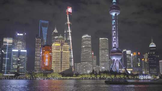 上海北外滩夜景索尼log2