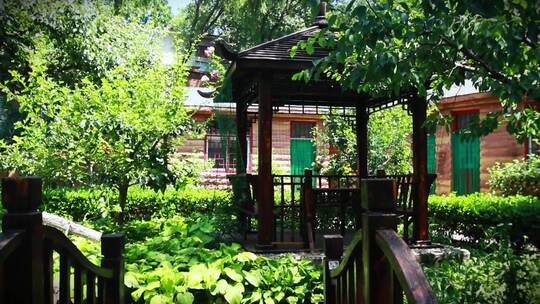 毛家峪民宿院内景色