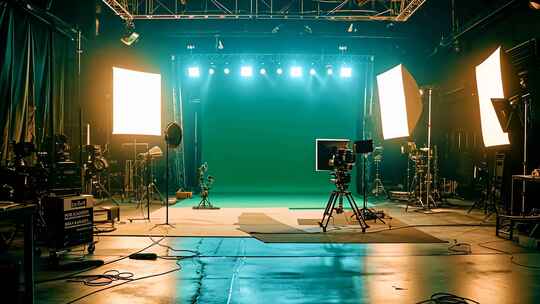 商业影视拍摄工作室 片场现场 电影分镜