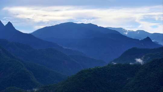 航拍中国福建武夷山美丽风景