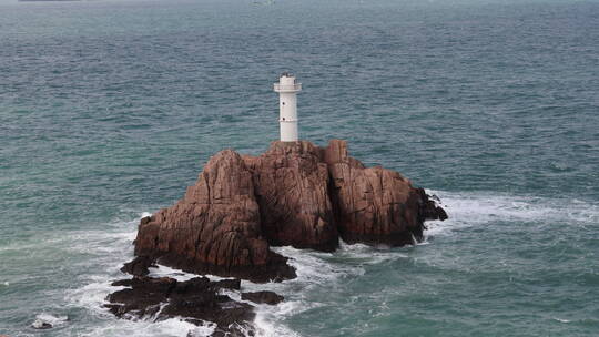 东极岛 海浪 灯塔 延时