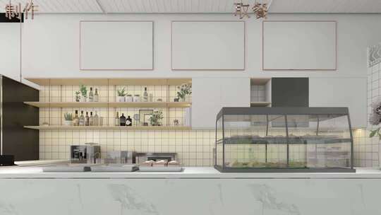 北欧风咖啡馆空间展示空镜合集