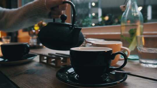 沏茶 茶文化 品茶视频素材模板下载