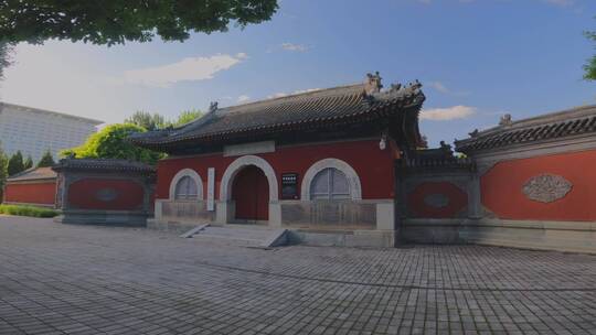 中式古建筑 北顶娘娘庙 顺时针旋转