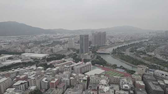 福建省厦门市海沧区乐活岛马銮湾航拍