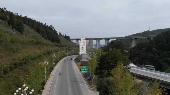 福建泉州德化县航拍