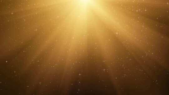 抽象金色粒子上帝的光线背景