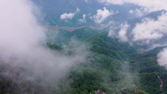 南五台山 钟南山 秦岭 云海 日出 云彩 蓝天