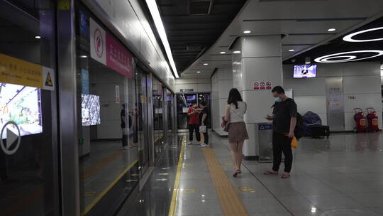 深圳地铁场景视频素材模板下载