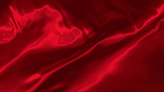 红色系丝绸织物飘动 (8)