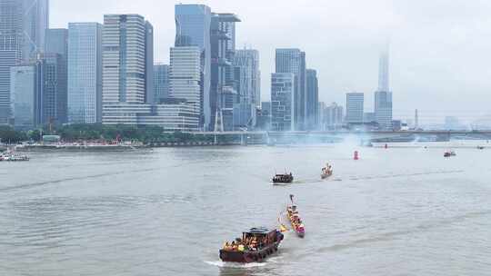 中国广东省广州市珠江端午招景