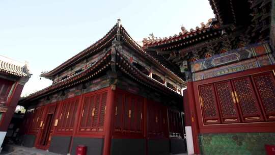 北京雍和宫旅游景点视频素材