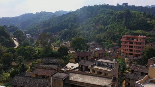 乡村风景和建筑