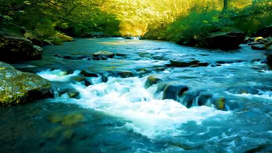流水 天然水 大自然的水 矿泉水  水