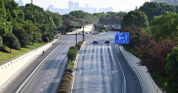 车流 马路 间隔拍摄 忙碌城市 延时 车辆